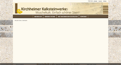 Desktop Screenshot of muschelkalk-franken.de